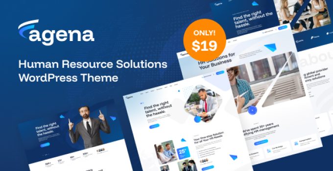 Agena – Human Resource Solutions WordPress Theme
