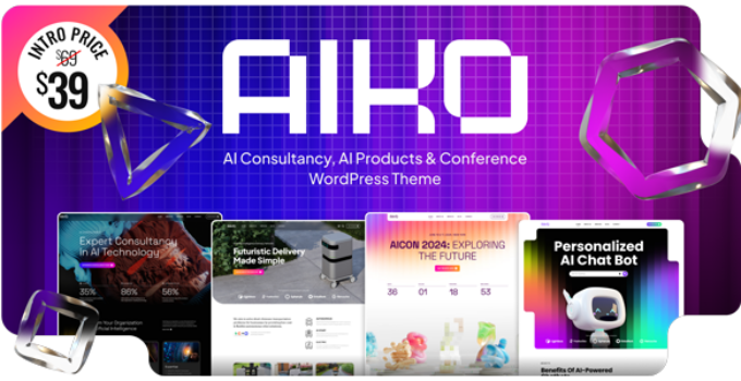 Aiko – AI consultancy WordPress Theme