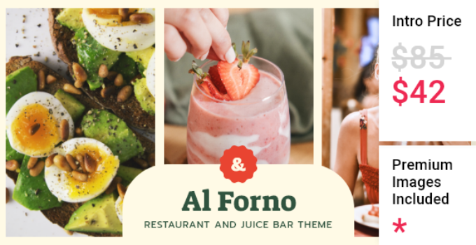 Al Forno – Restaurant and Juice Bar Theme