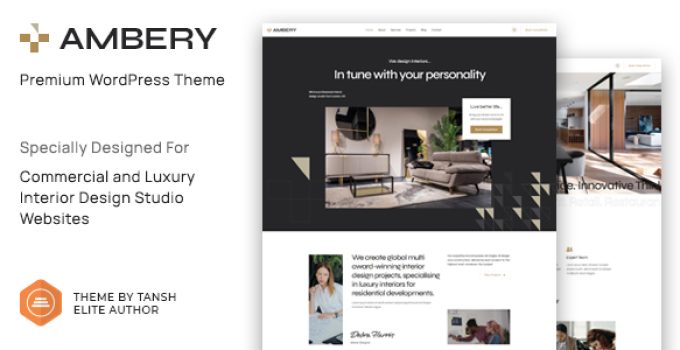 Ambery – Interior Design WordPress Theme