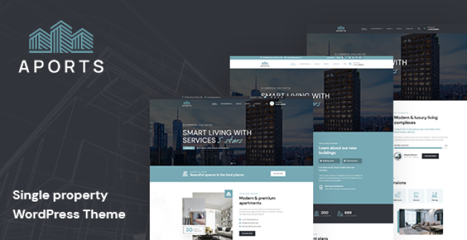 Aports – Single Property WordPress Theme