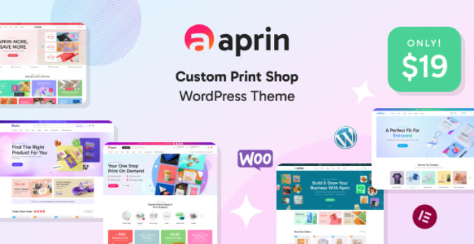 Aprin – Custom Print Shop WordPress Theme