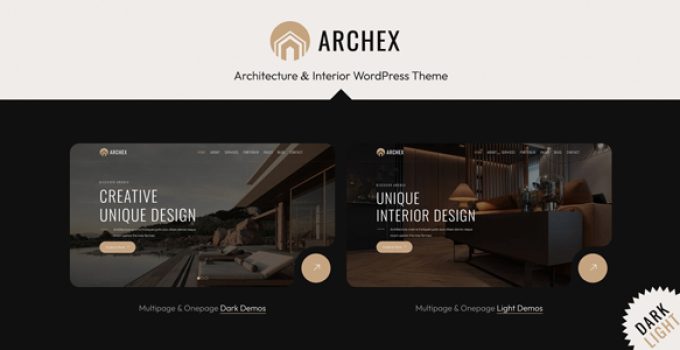 Archex – Architecture & Interior WordPress Theme
