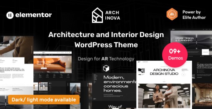 Archinova – Architecture & Interior Design WordPress Theme