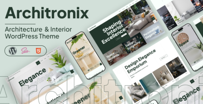 Architronix – Creative Interior Exterior Architecture Design Portfolio WordPress Theme