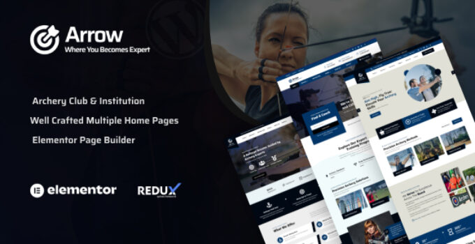 Arrow – Archery Club WordPress Theme