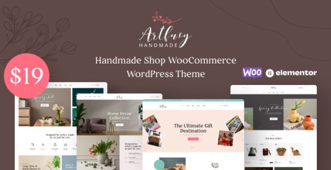 Artfusy – Handmade & Crafts Shop WordPress Theme