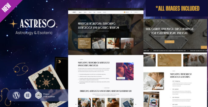 Astreso – Astrology & Esoteric WordPress theme