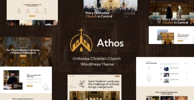 Athos – Orthodox Christian Church WordPress Theme
