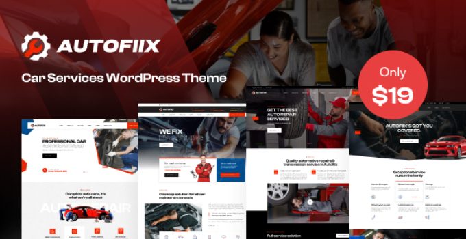 Autofiix – Car Services WordPress Theme