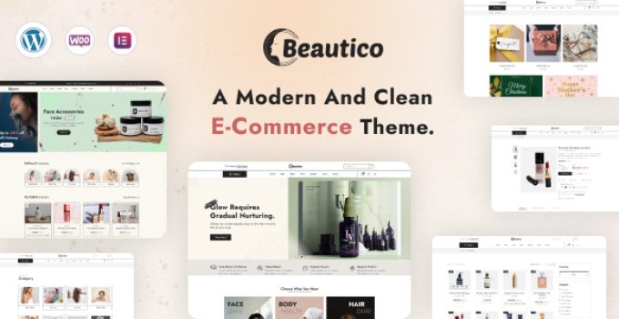 Beautico – Beauty Cosmetics Shop WordPress Theme