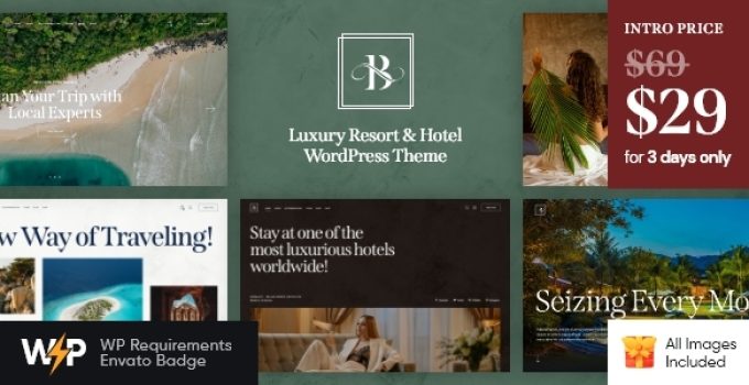 Belicia – Luxury Resort & Hotel WordPress Theme