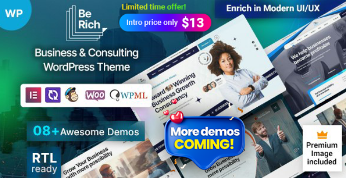 Berich – Consulting business WordPress Theme