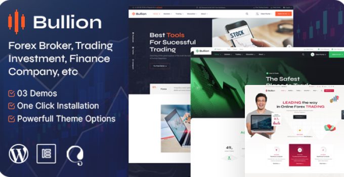 Billion – Forex Broker WordPress Theme