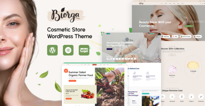 Biorga – Cosmetic Shop, Medical WooCommerce Theme