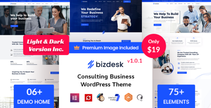 Bizdesk – Business Consulting WordPress Theme