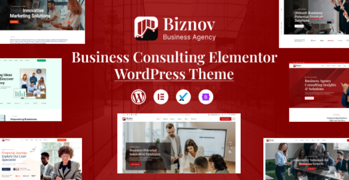 Biznov – Business Consulting WordPress Theme