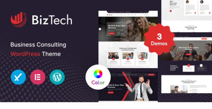 Biztech – Corporate & Consulting Business WordPress Theme