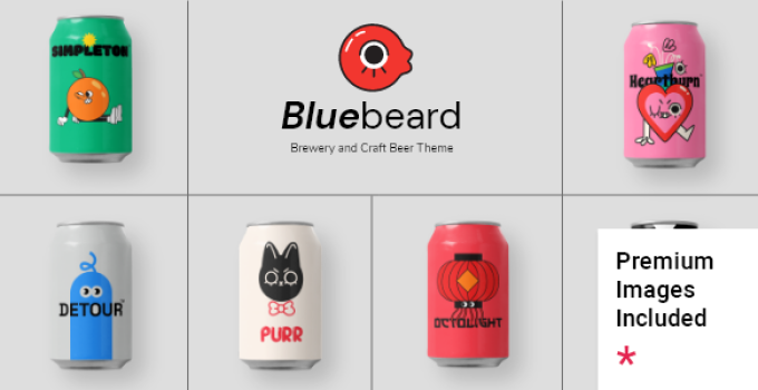 Bluebeard – Brewery and Craft Beer Theme