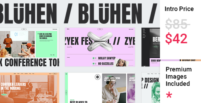 Blühen – Event & Conference WordPress Theme