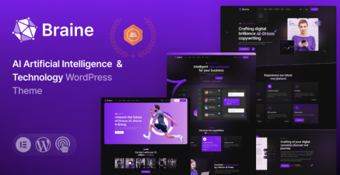 Braine – Digital AI WordPress Theme