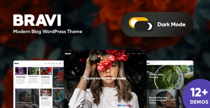 Bravi – Personal Blog WordPress Theme
