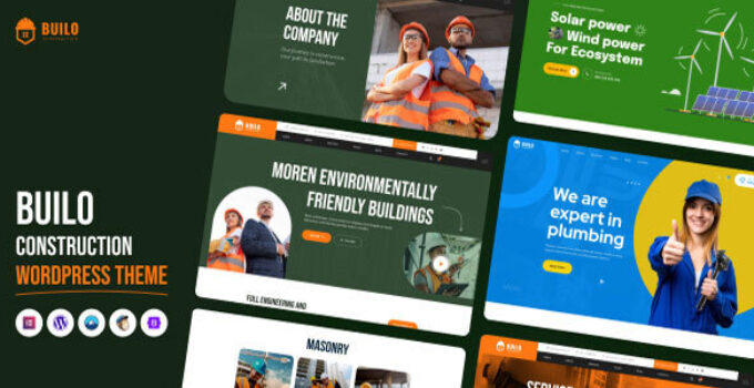 Builo – Construction WordPress Theme
