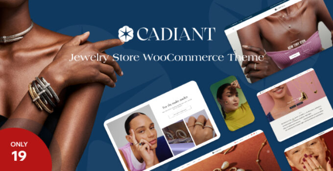 Cadiant – Jewelry Store WooCommerce Theme