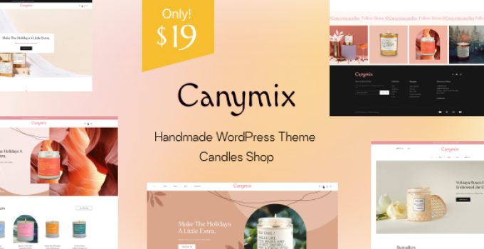 Canymix – Candle Handmade Shop WordPress WooCommerce Theme