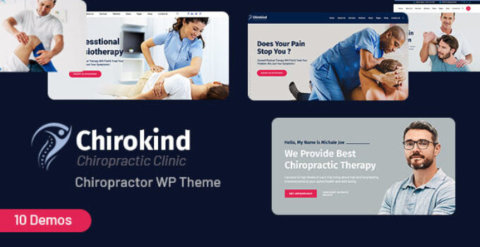 Chirokind – Chiropractor And Physical Therapy WordPress Theme