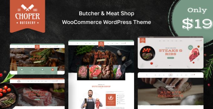 Choper – Butcher Meat Shop WordPress Theme
