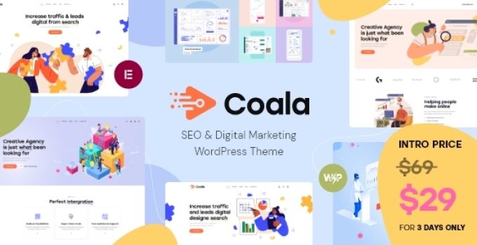 Coala – SEO & Digital Marketing WordPress Theme