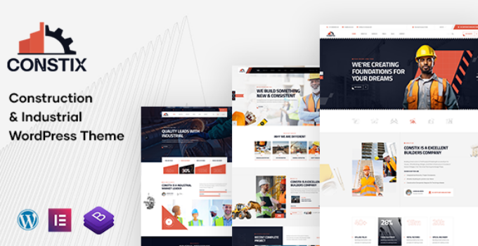 Constix – Construction Factory & Industrial WordPress Theme