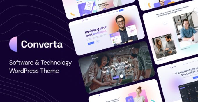 Converta – Software Company Theme
