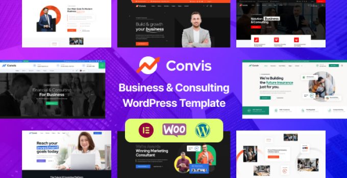 Convis – Consulting Business WordPress Theme