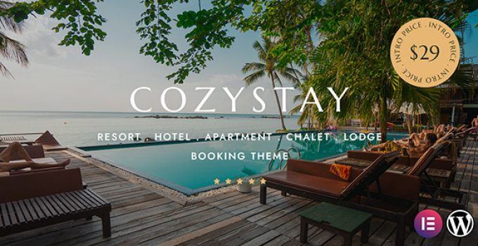 CozyStay – Hotel Booking WordPress Theme
