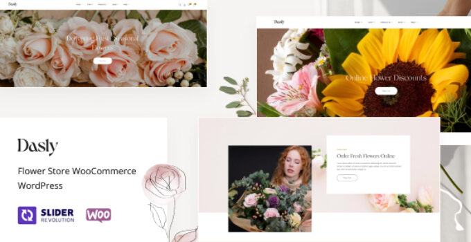 Dasly – Flower Store WooCommerce WordPress Theme