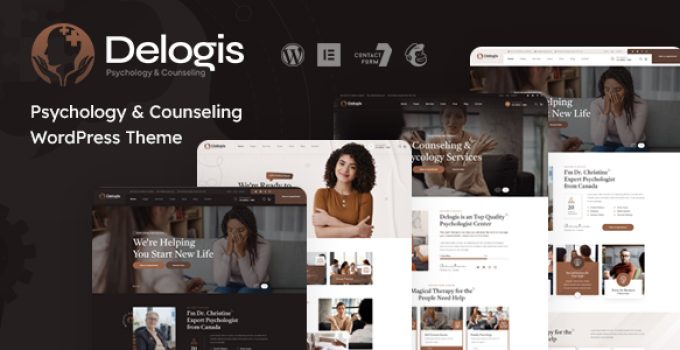 Delogis – Psychology & Counseling WordPress Theme