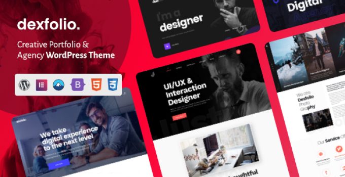 Dexfolio – Creative Portfolio & Agency WordPress Theme