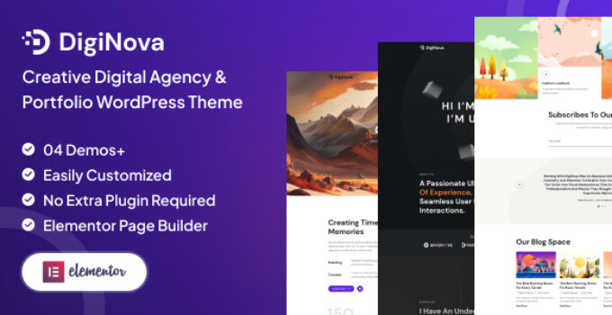 Diginova – Creative Digital Agency & Portfolio