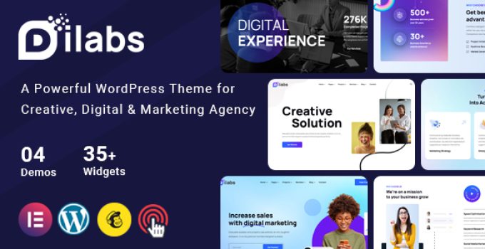 Dilabs – Creative Agency WordPress Theme