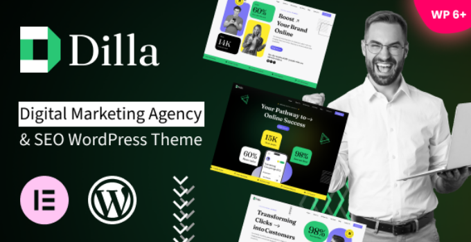 Dilla – Digital Marketing Agency & SEO WordPress Theme