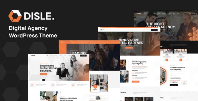 Disle – Digital Agency WordPress Theme