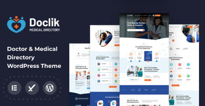 Doclik – Medical & Clinic Directory WordPress Theme
