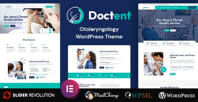 Doctent – Otolaryngologist | ENT Doctor WordPress Theme