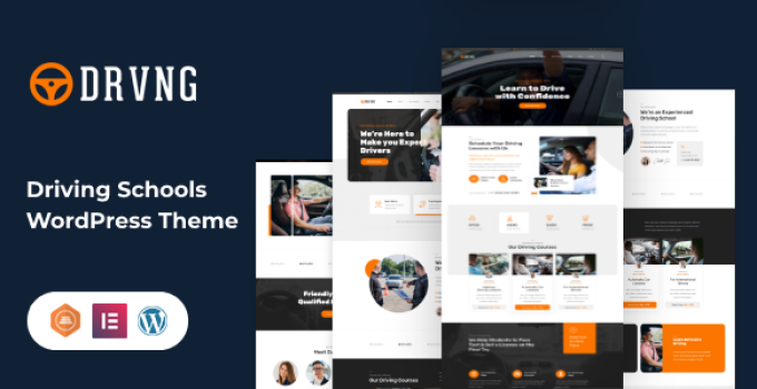 DRVNG – Driving School WordPress Theme