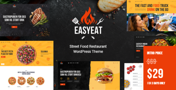 EasyEat – Street Food Restaurant WordPress Theme