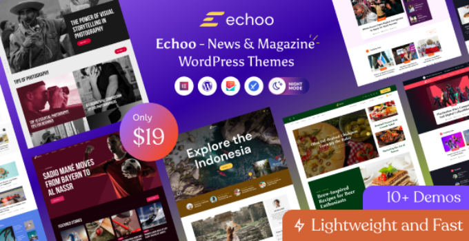 Echoo – News Magazine WordPress Theme