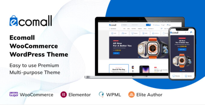 Ecomall – Elementor Electronics WooCommerce Theme