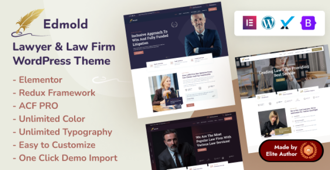 Edmold – Attorney & Law Firm WordPress Theme